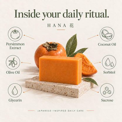 HANA 花 Persimmon Soap